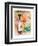 Greek Vase & Firelily-Joadoor-Framed Art Print