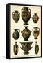 Greek Vases-null-Framed Stretched Canvas