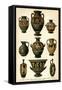 Greek Vases-null-Framed Stretched Canvas