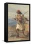Greek Warrior, 1861-Carl Haag-Framed Stretched Canvas