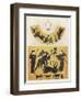 Greek Warrior and Lion-null-Framed Giclee Print