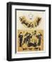 Greek Warrior and Lion-null-Framed Giclee Print