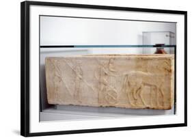 Greek Warrior Stepping into His Chariot, C400 Bc-null-Framed Photographic Print