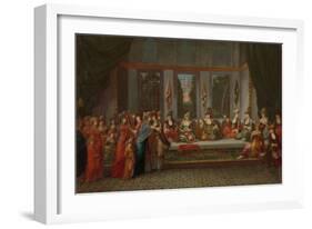 Greek Wedding, c.1720-37-Jean Baptiste Vanmour-Framed Giclee Print