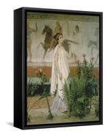 Greek Woman-Sir Lawrence Alma-Tadema-Framed Stretched Canvas