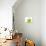 Green Abstract Brush Splash Flower-Irena Orlov-Premium Giclee Print displayed on a wall