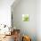 Green Abstract Brush Splash Flower-Irena Orlov-Stretched Canvas displayed on a wall