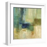 Green Abstract-Simon Addyman-Framed Art Print