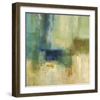 Green Abstract-Simon Addyman-Framed Art Print