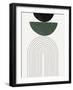 Green and Black Composition-THE MIUUS STUDIO-Framed Photographic Print