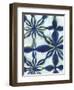 Green and Blue Shibori I-Elizabeth Medley-Framed Art Print