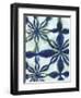 Green and Blue Shibori I-Elizabeth Medley-Framed Art Print