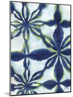 Green and Blue Shibori I-Elizabeth Medley-Mounted Art Print