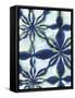 Green and Blue Shibori I-Elizabeth Medley-Framed Stretched Canvas