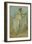 Green and Blue: the Dancer, C.1893-James Abbott McNeill Whistler-Framed Giclee Print