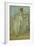 Green and Blue: the Dancer, C.1893-James Abbott McNeill Whistler-Framed Giclee Print