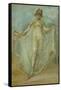 Green and Blue: the Dancer, C.1893-James Abbott McNeill Whistler-Framed Stretched Canvas