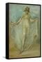 Green and Blue: the Dancer, C.1893-James Abbott McNeill Whistler-Framed Stretched Canvas