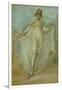 Green and Blue: the Dancer, C.1893-James Abbott McNeill Whistler-Framed Giclee Print