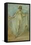 Green and Blue: the Dancer, C.1893-James Abbott McNeill Whistler-Framed Stretched Canvas