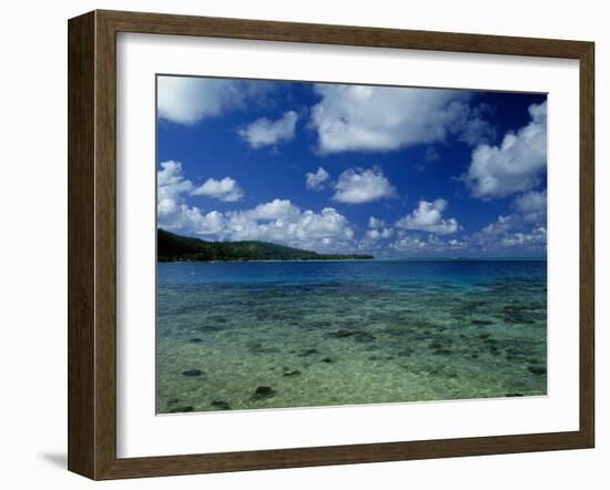 Green and Blue Waters, Verdant Hills-Barry Winiker-Framed Photographic Print