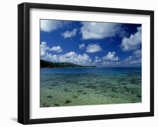Green and Blue Waters, Verdant Hills-Barry Winiker-Framed Photographic Print