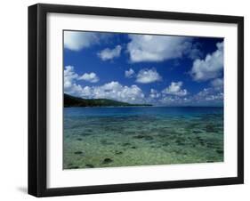 Green and Blue Waters, Verdant Hills-Barry Winiker-Framed Photographic Print