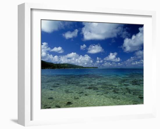 Green and Blue Waters, Verdant Hills-Barry Winiker-Framed Photographic Print