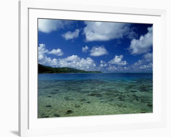 Green and Blue Waters, Verdant Hills-Barry Winiker-Framed Photographic Print