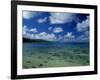 Green and Blue Waters, Verdant Hills-Barry Winiker-Framed Photographic Print