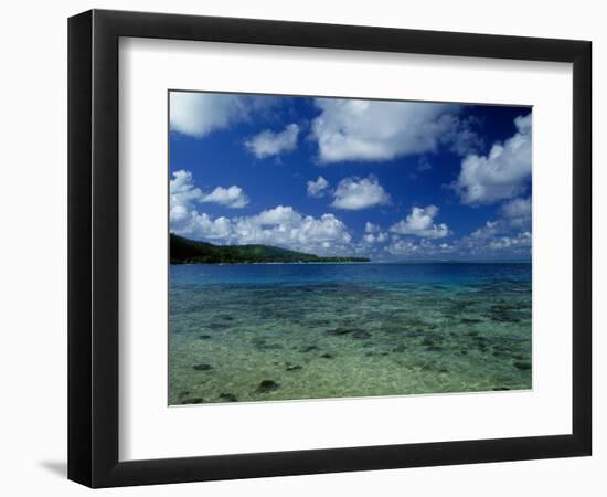 Green and Blue Waters, Verdant Hills-Barry Winiker-Framed Photographic Print