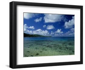 Green and Blue Waters, Verdant Hills-Barry Winiker-Framed Photographic Print