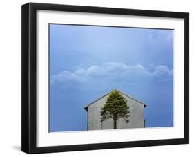 Green and Blue-Trent Foltz-Framed Art Print