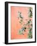 Green and Coral-Raisa Zwart-Framed Giclee Print