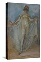 Green and Gold, the Dancer-James Abbott McNeill Whistler-Stretched Canvas