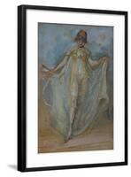 Green and Gold, the Dancer-James Abbott McNeill Whistler-Framed Giclee Print