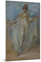 Green and Gold, the Dancer-James Abbott McNeill Whistler-Mounted Giclee Print