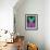 Green and Purple Kiss-Felix Podgurski-Framed Art Print displayed on a wall