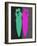 Green and Purple Kiss-Felix Podgurski-Framed Art Print