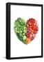 Green And Red Healthy Food-null-Framed Poster