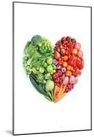Green And Red Healthy Food-null-Mounted Poster