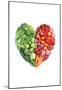 Green And Red Healthy Food-null-Mounted Poster