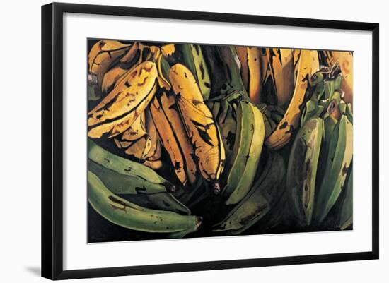 Green and Ripe Plantains, 2009-Pedro Diego Alvarado-Framed Giclee Print