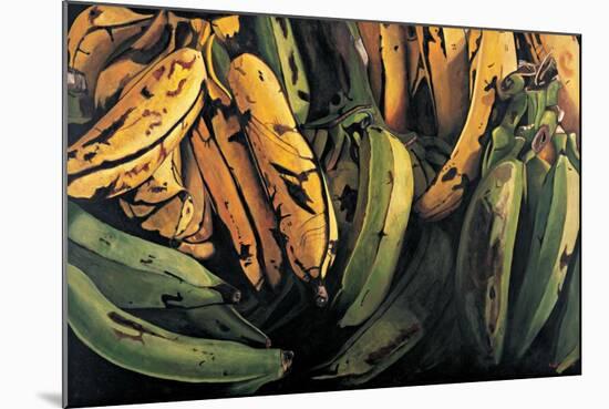 Green and Ripe Plantains, 2009-Pedro Diego Alvarado-Mounted Giclee Print