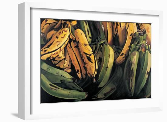 Green and Ripe Plantains, 2009-Pedro Diego Alvarado-Framed Giclee Print