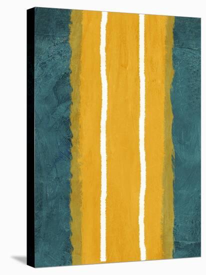 Green and Yellow Abstract Theme 2-NaxArt-Stretched Canvas