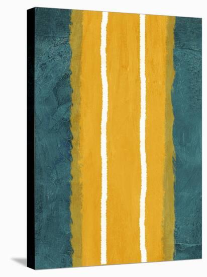 Green and Yellow Abstract Theme 2-NaxArt-Stretched Canvas