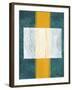 Green and Yellow Abstract Theme 3-NaxArt-Framed Art Print