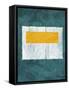 Green and Yellow Abstract Theme 4-NaxArt-Framed Stretched Canvas