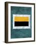 Green and Yellow Abstract Theme 5-NaxArt-Framed Art Print